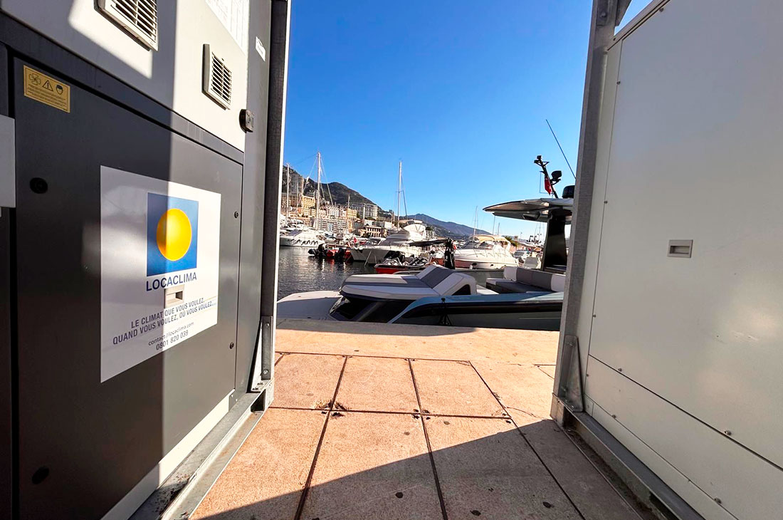 Monaco : lancement d’un chantier de climatisation temporaire pour un événement international